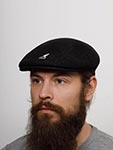 Кепка KANGOL арт. K3718 Y2k Wool 504 (черный)